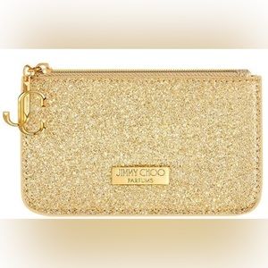 NWOT Jimmy Choo Cosmetic Bag & Charm